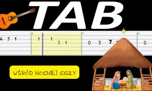Wśród nocnej ciszy chwyty na gitarę – zagraj kolędę łatwo i szybko