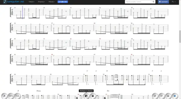 Proste chwyty do Nothing Else Matters na gitarę dla początkujących