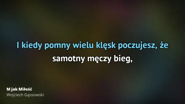 M jak miłość tekst piosenki – poznaj emocje i znaczenie utworu